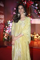 Meenakshi Chaudhary at Anaganaga oka Raju Success Celebrations